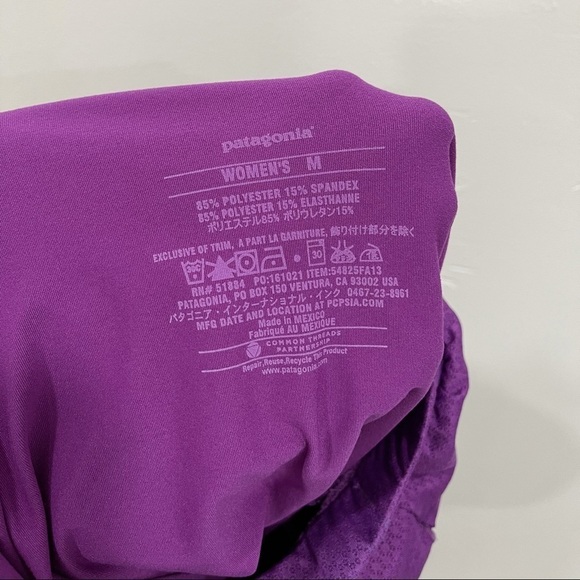 Patagonia Innerspace Purple Tank Top Built-In Bra - Picture 6 of 8